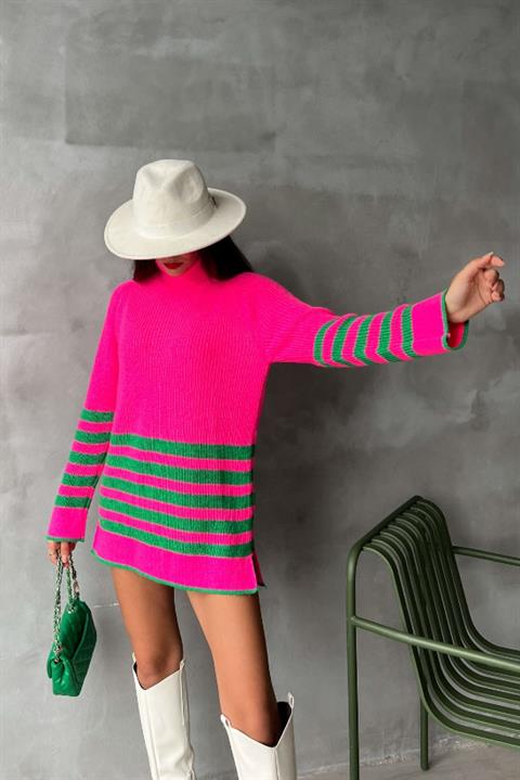 Palgen Striped Oversize Sweater 1195-09