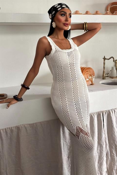 Romina Openwork Fish Form Dress 2762