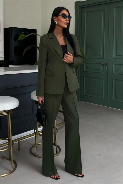 Back Lace Detail Premium Suit 10031