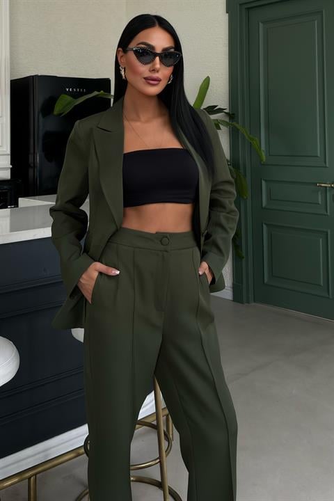 Back Lace Detail Premium Suit 10031