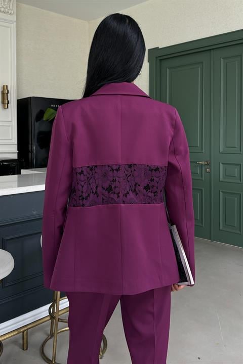 Back Lace Detail Premium Suit 10031