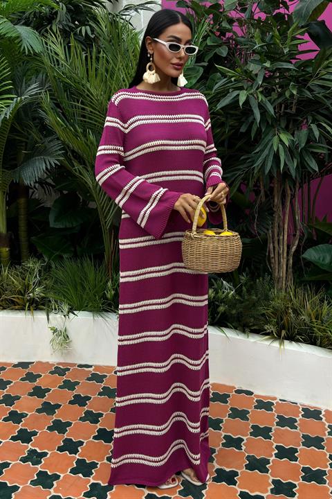 Backless Spanish Sleeve Knit Dress 2848