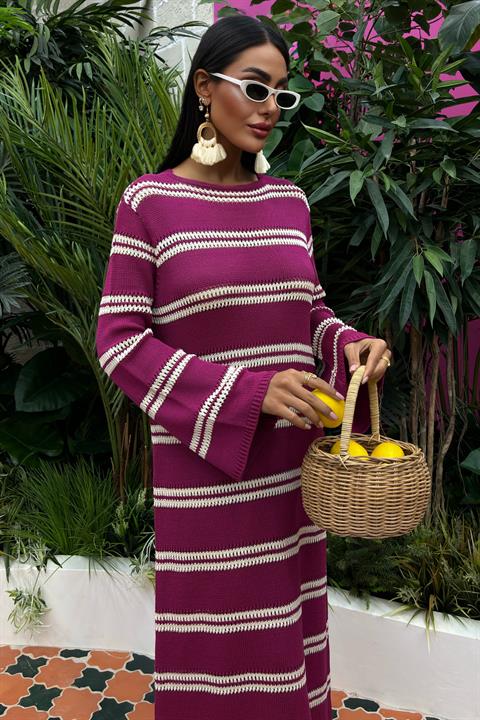 Backless Spanish Sleeve Knit Dress 2848