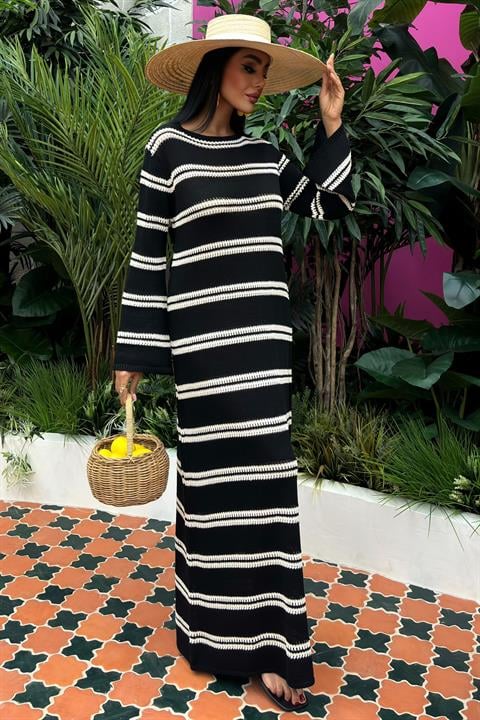 Backless Spanish Sleeve Knit Dress 2848