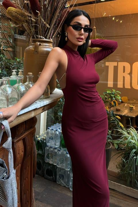 Back Chain and Cleavage Elegant Dress 2834