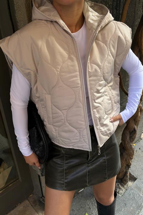 Sveta Quilted Puffer Vest 5144 -08