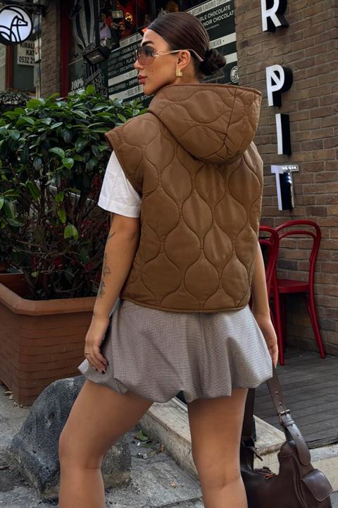Sveta Quilted Puffer Vest 5144 -08