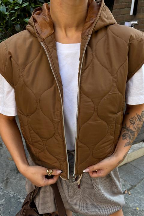 Sveta Quilted Puffer Vest 5144 -08