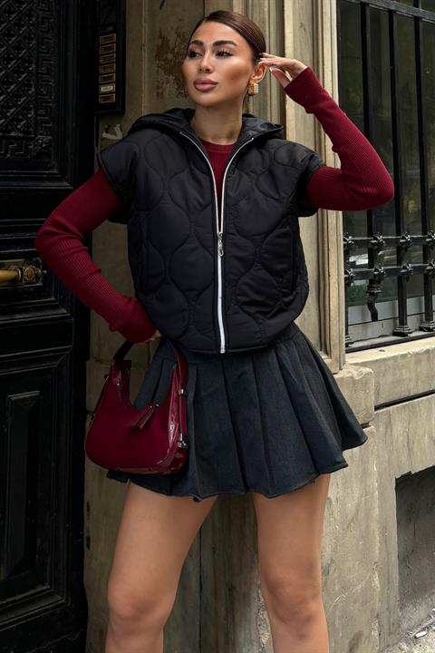 Sveta Quilted Puffer Vest 5144 -08