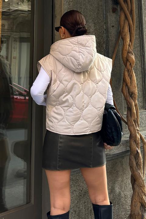 Sveta Quilted Puffer Vest 5144 -08
