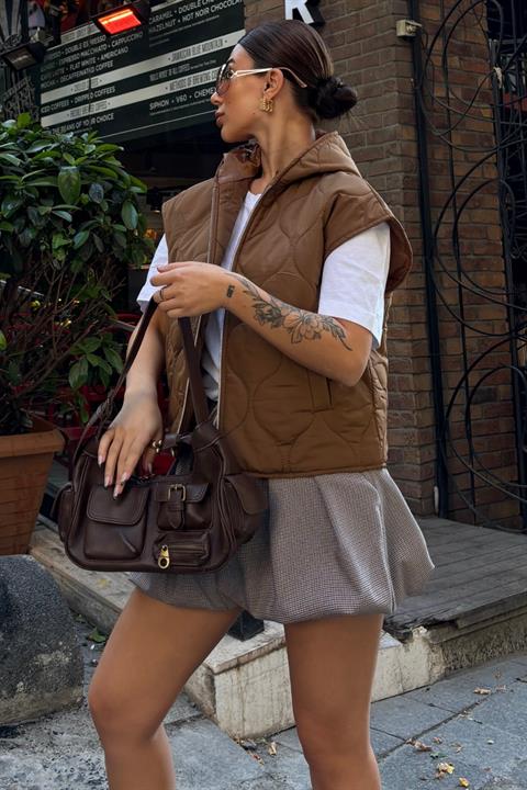 Sveta Quilted Puffer Vest 5144 -08