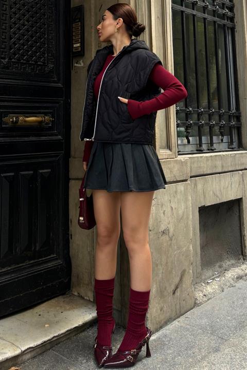 Sveta Quilted Puffer Vest 5144 -08