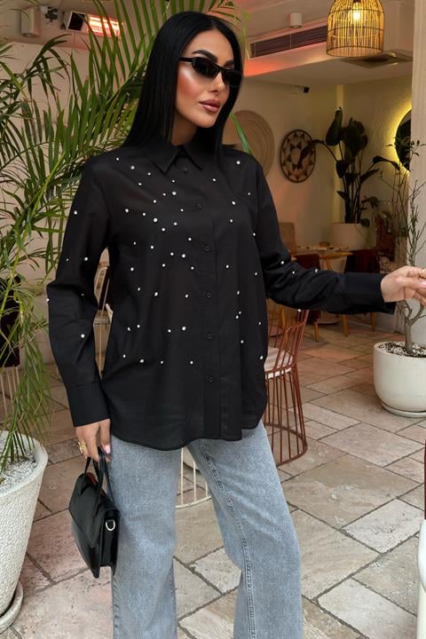 Stone-Padded Voile Shirt 3443
