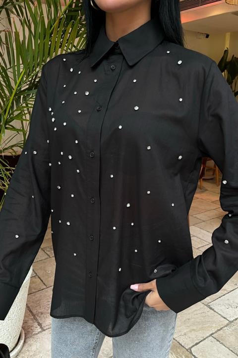 Stone-Padded Voile Shirt 3443