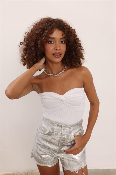 Triangel Gathered Bustier 3397-0025