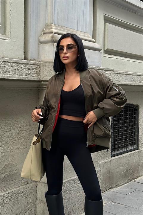 Victory Colored Lining Bomber Jacket 7021-8