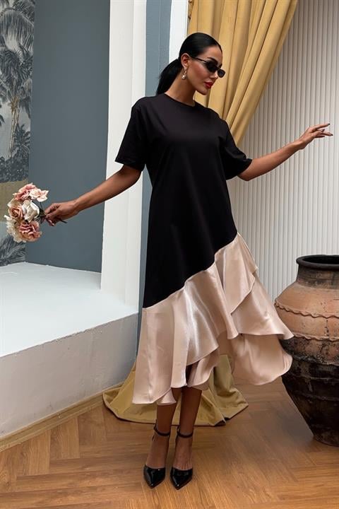 Flounced Jersey Dress 2864