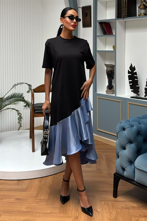 Flounced Jersey Dress 2864
